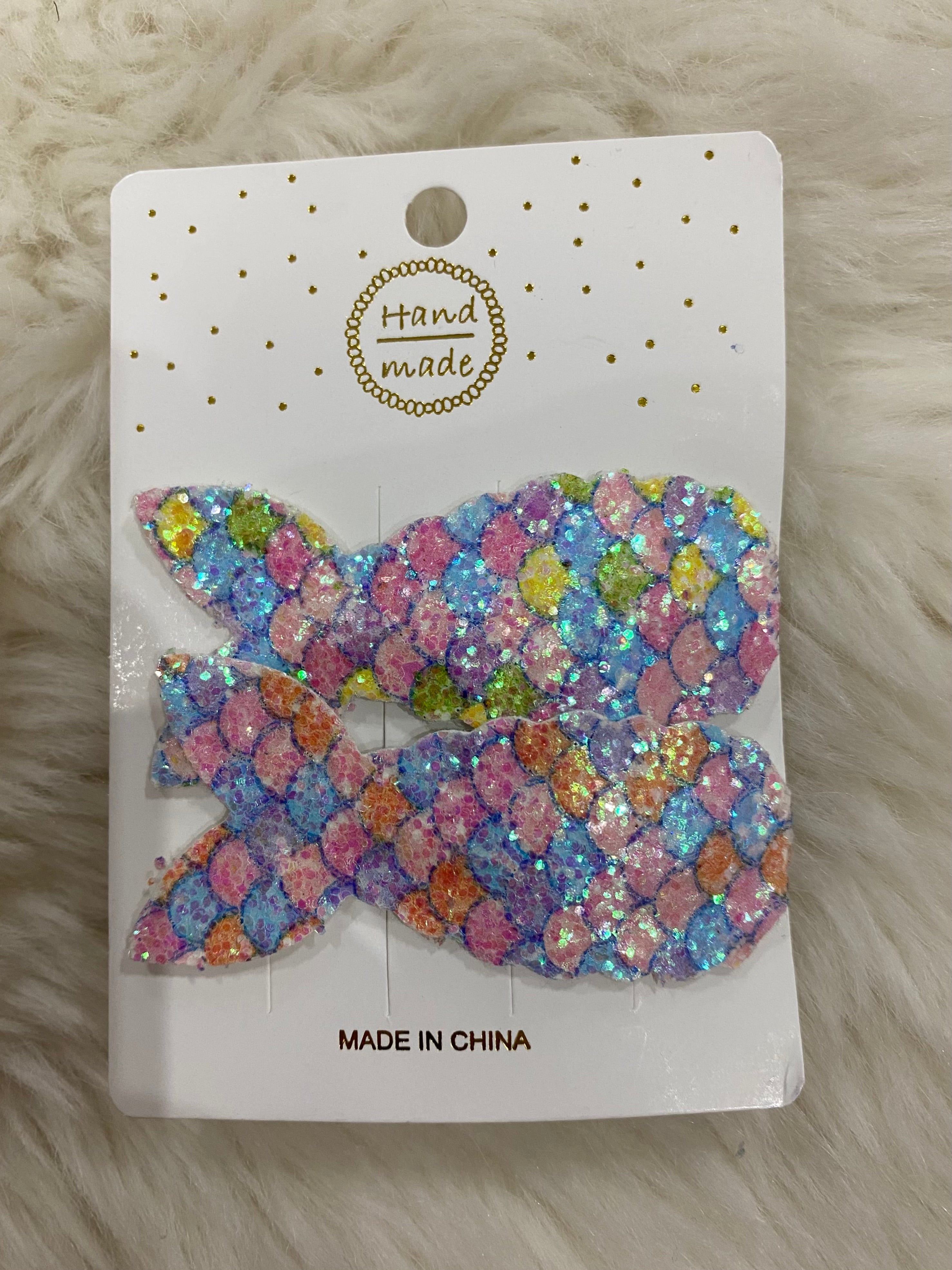 2pcs fish hair clips