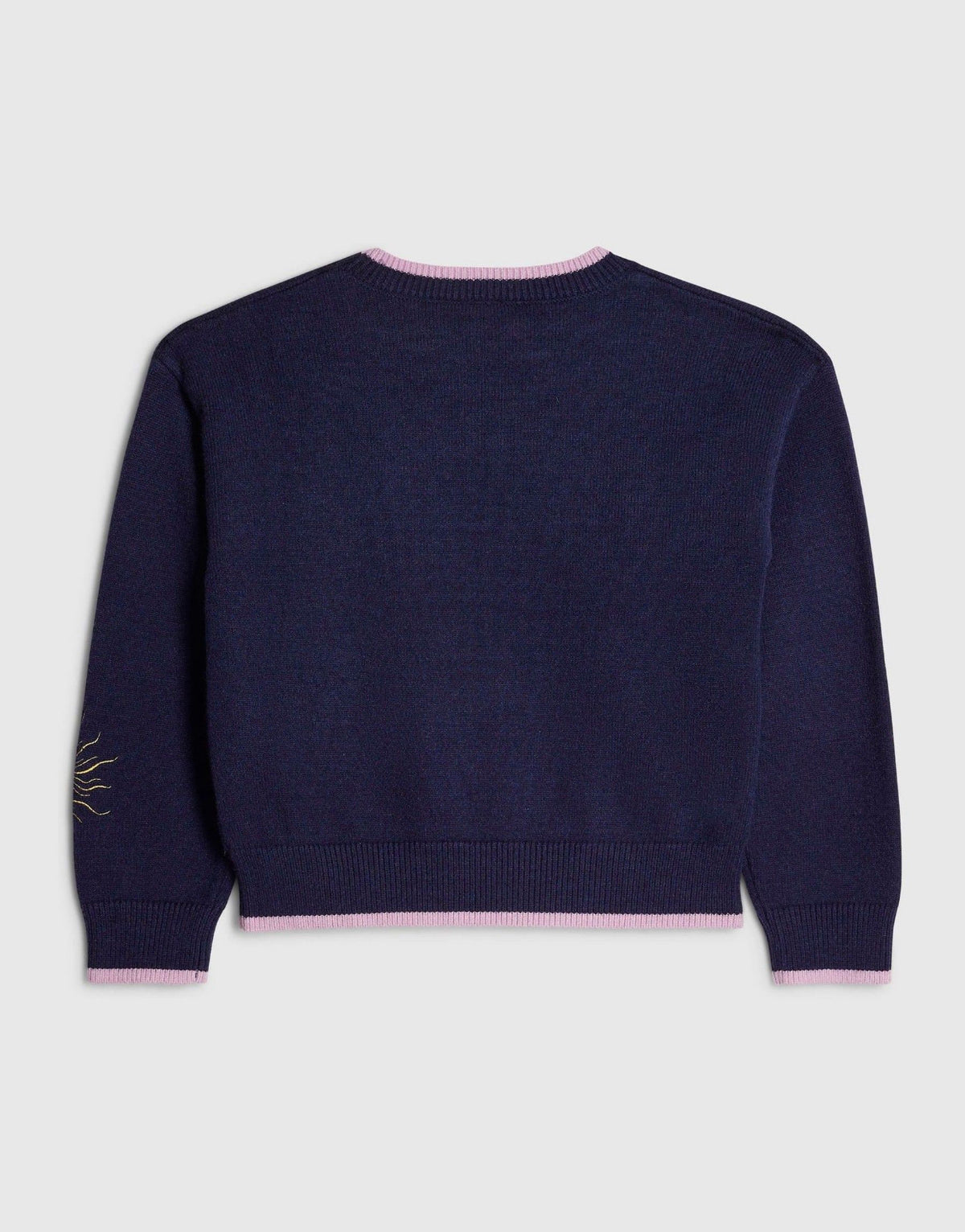 River Island Blue Palm Tree Jumper