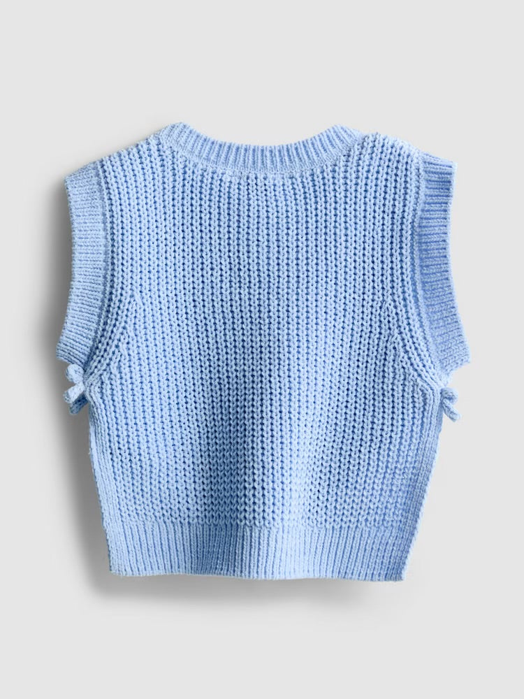 Bow Knit Vest