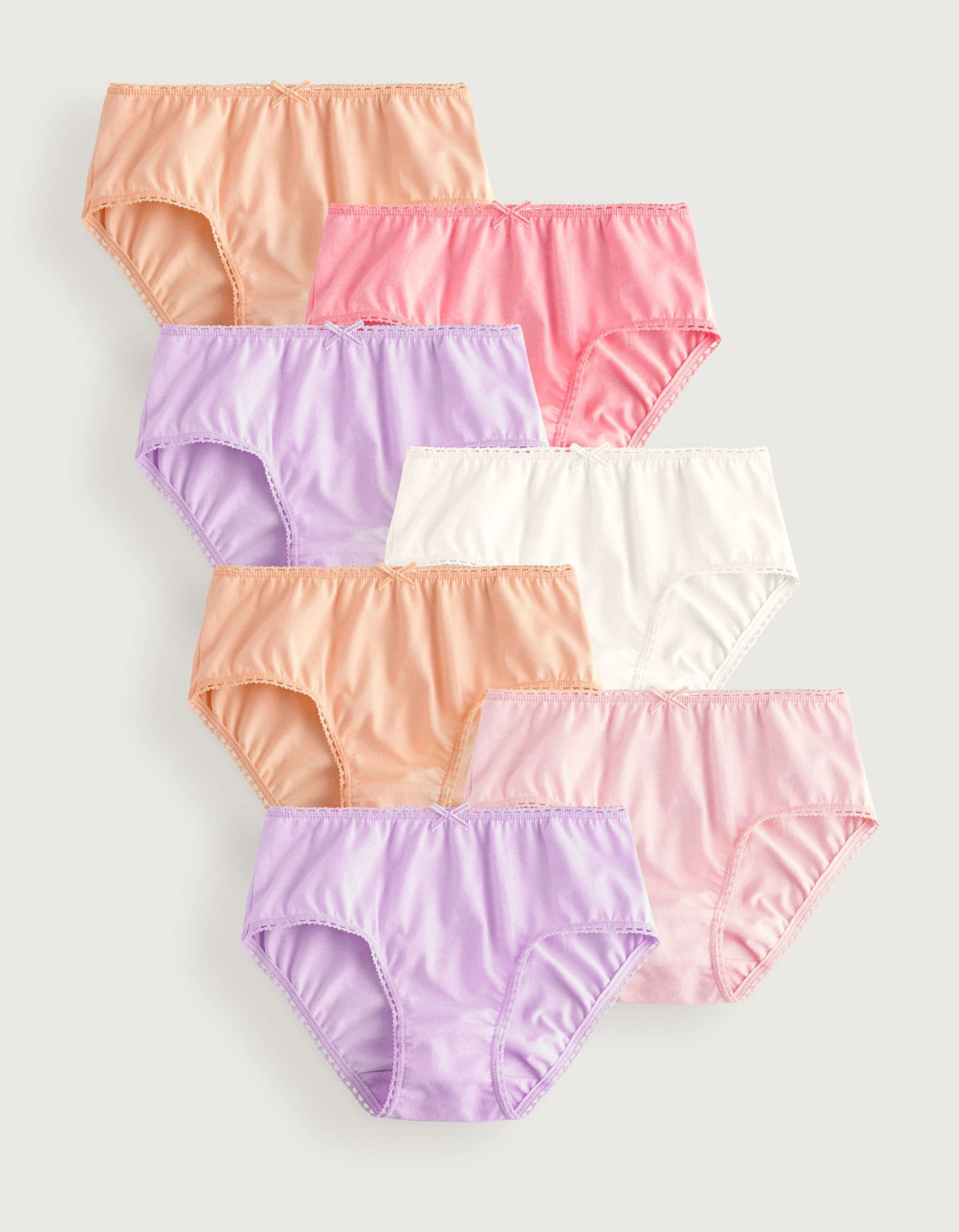 Pink/Orange Briefs 7 Pack