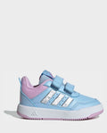 adidas Blue/Pink Hook and Loop Tensaur Sport 3.0 Infant Trainers