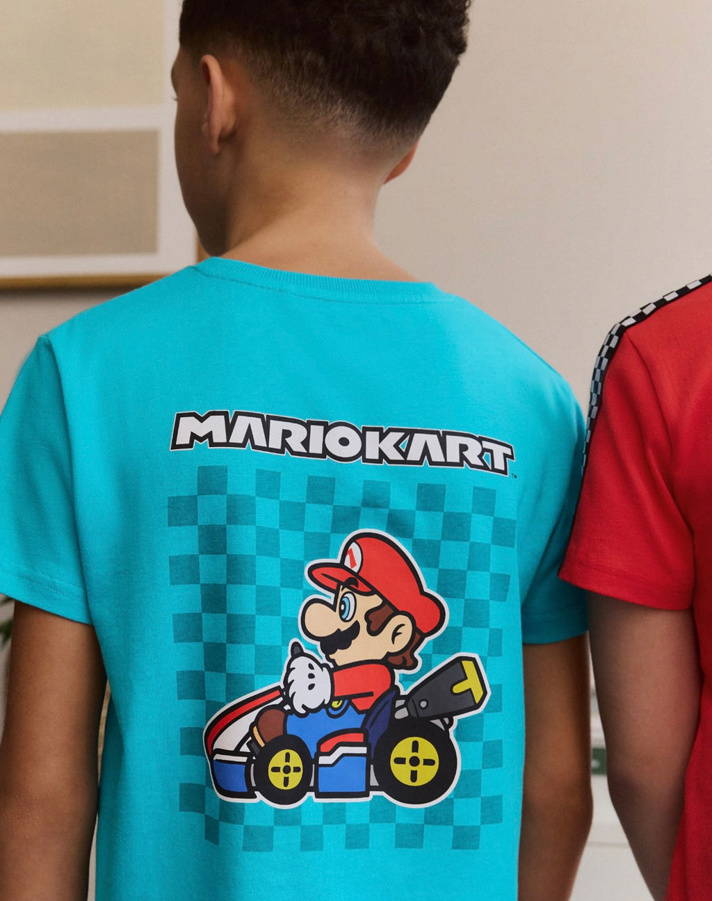 Blue/Red Mario Kart Short 100% CottonPyjamas 2 Pack