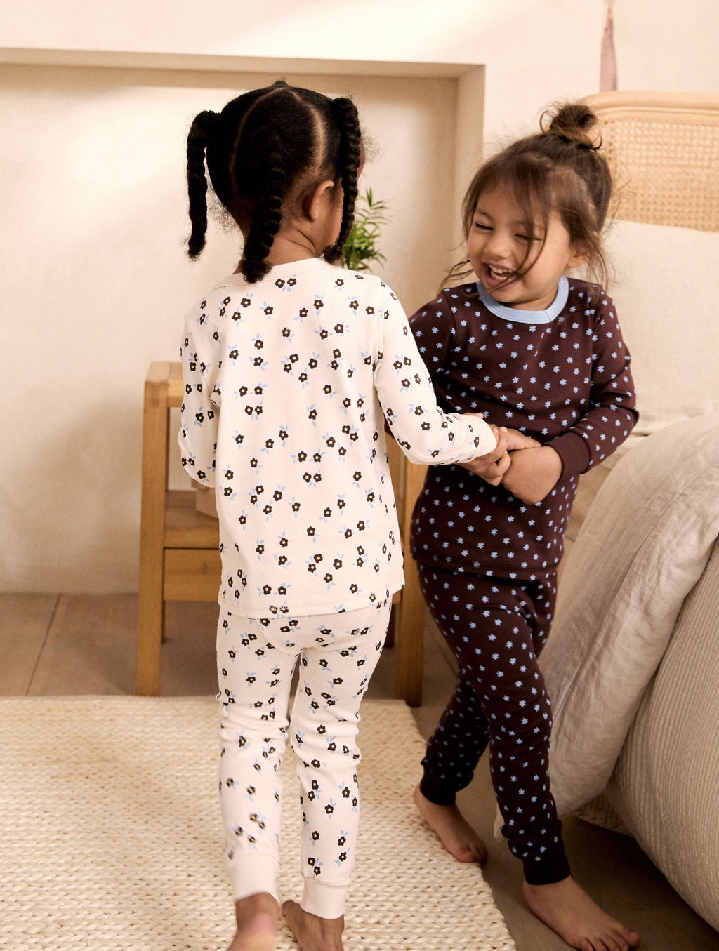 Blue/Brown Snuggle Pyjamas 3 Pack