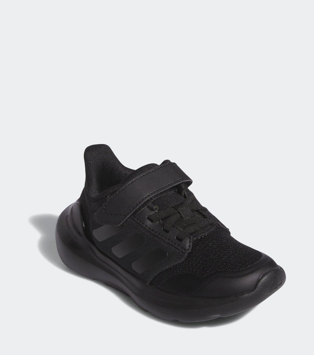 adidas Black Tensaur Run 2.0 Hook and Loop Kids Trainers