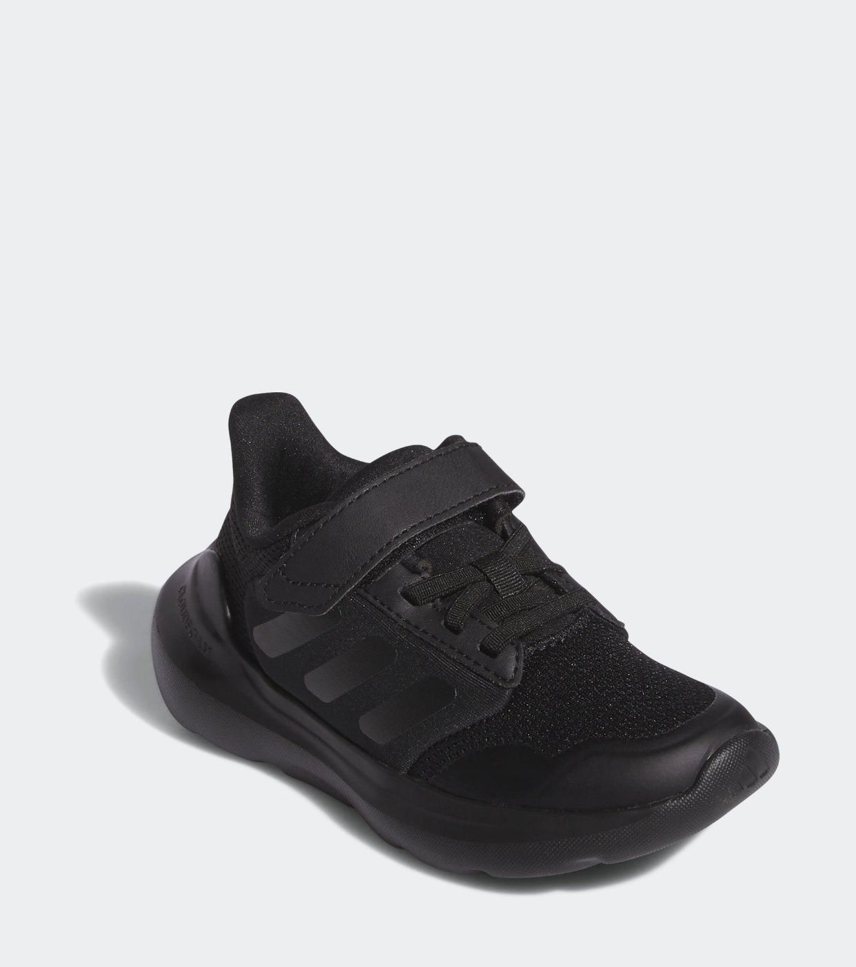 adidas Black Tensaur Run 2.0 Hook and Loop Kids Trainers