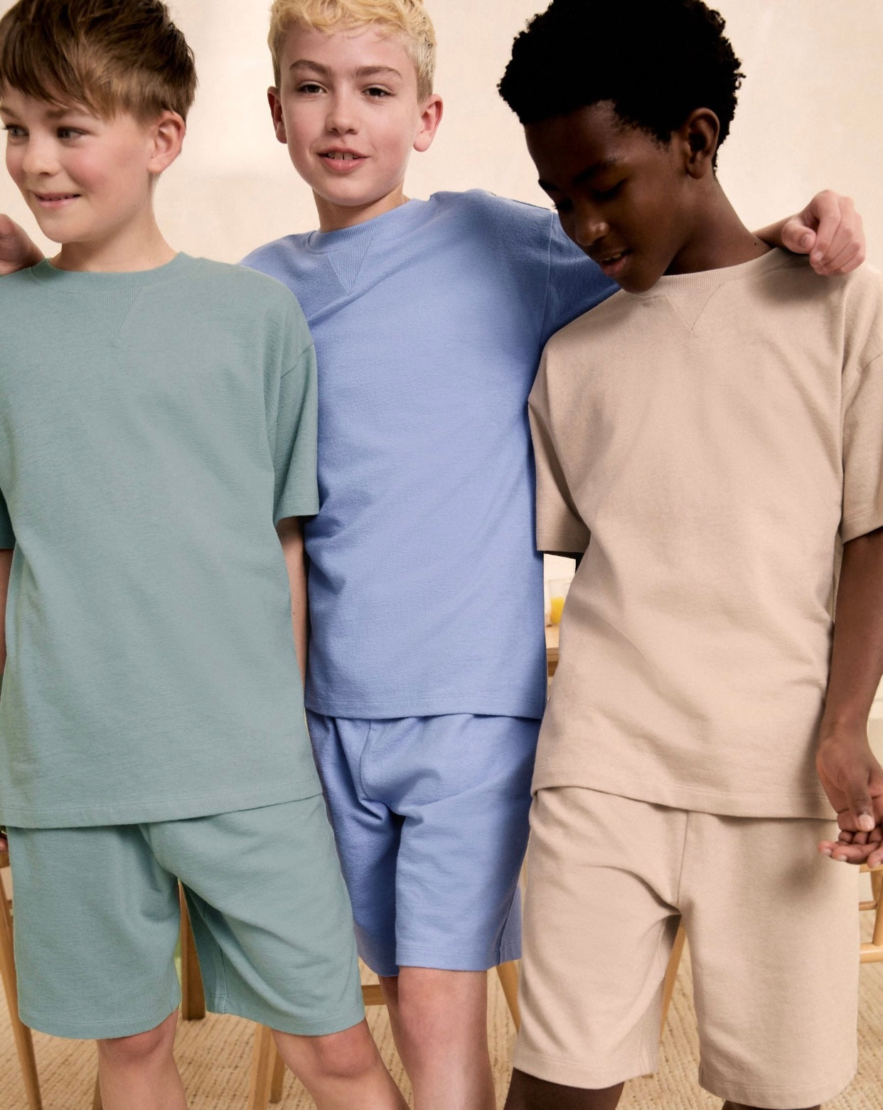 Blue/Green Short Pyjamas 3 Pack