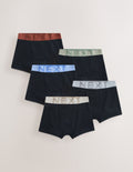 Black/Metallic Trunks 5 Pack