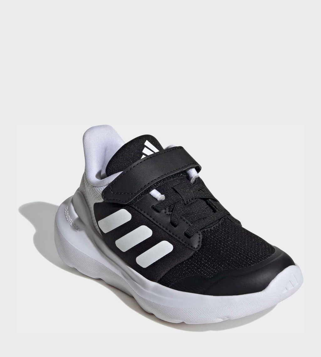 adidas Black/White Tensaur Run 2.0 Hook and £28 Loop Kids Trainers