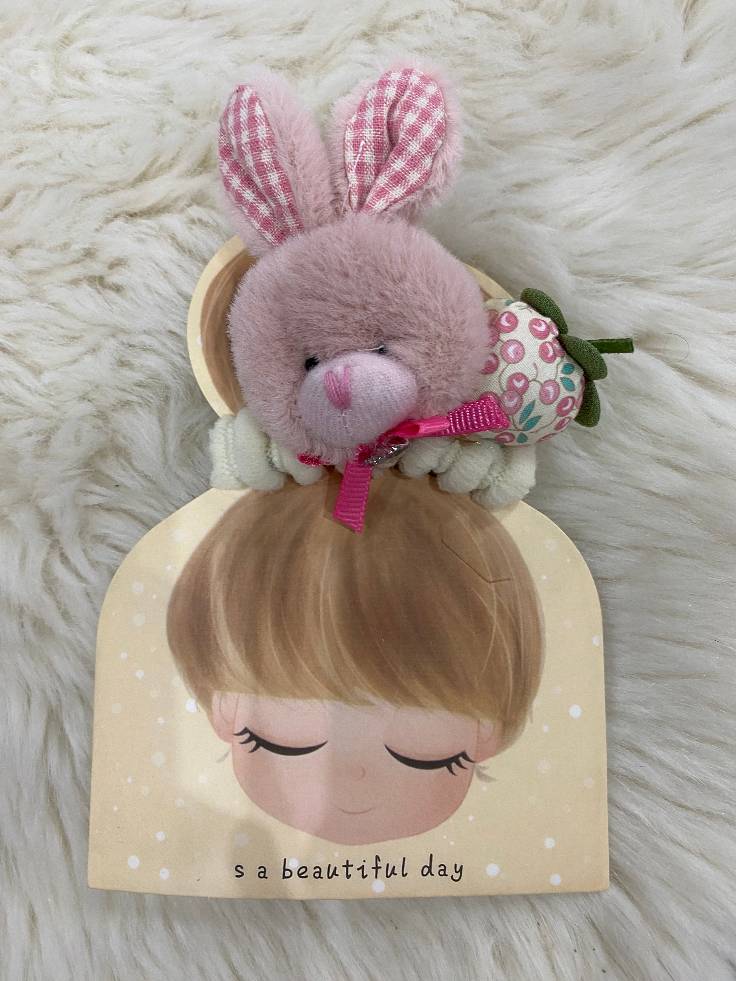 1pc bunny hair scrunchie
