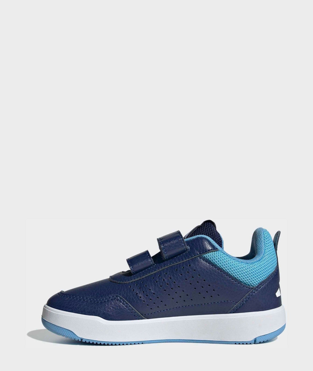 adidas Dark Blue Hook and Loop Tensaur Sport 3.0 Junior Trainers
