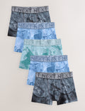 Blue Marble Print Boxers 5 Pack