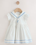 White Woven Baby Dress