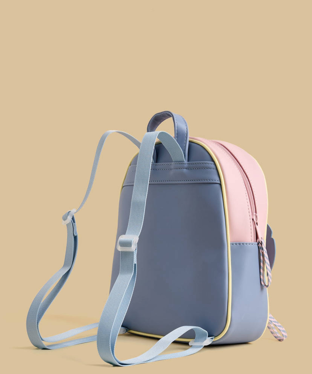 Stitch Applique Backpack with Adjustable Straps