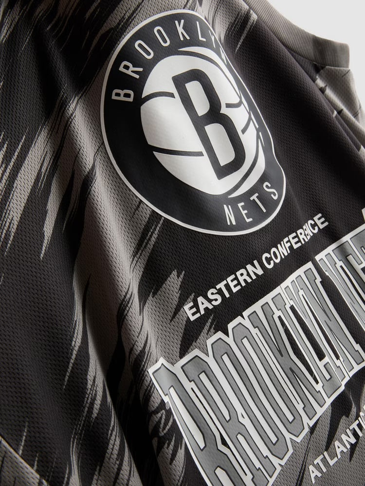 NBA Brooklyn Nets vest and shorts set complete with team graphics