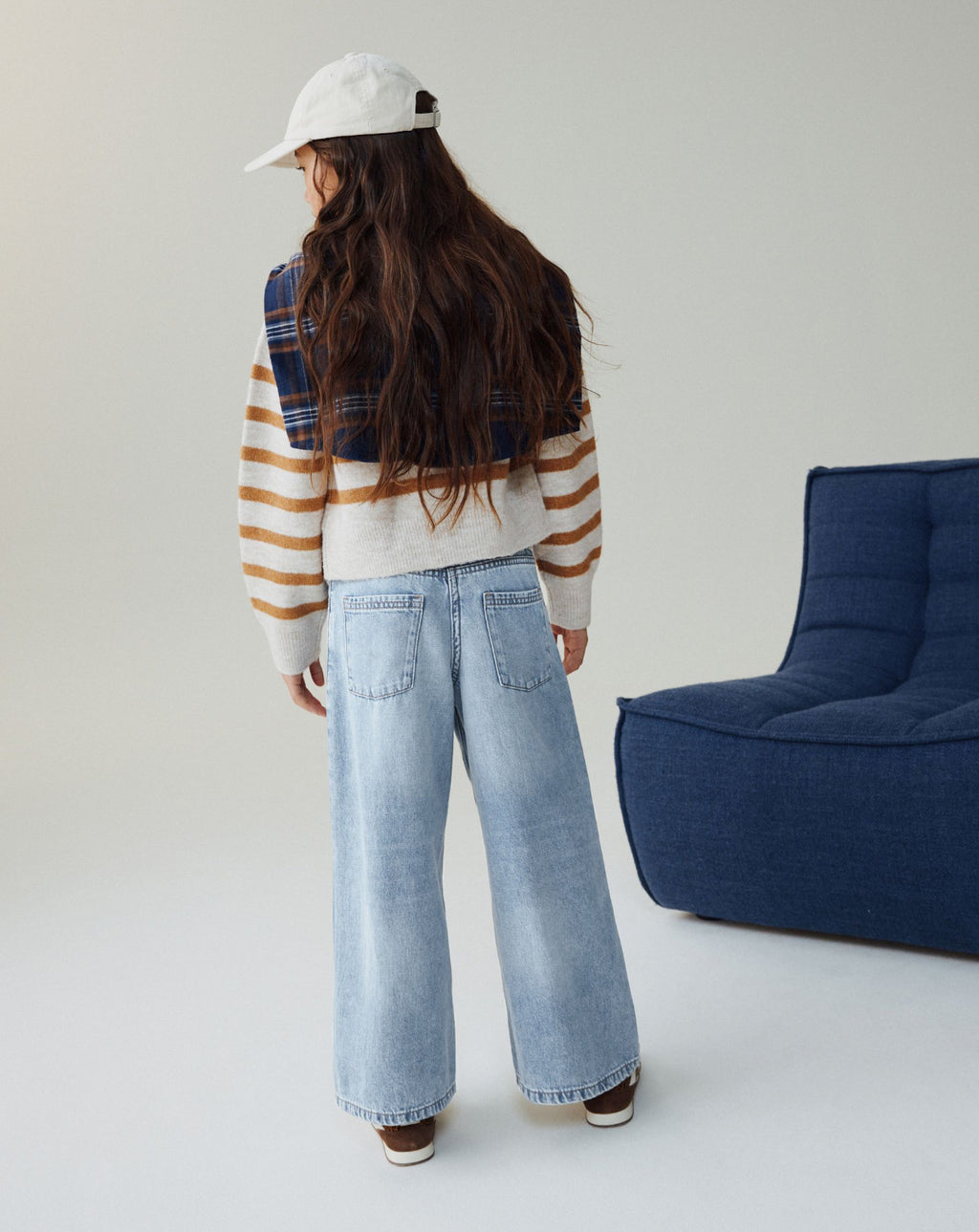 Light Blue Extra Wide Leg Jeans