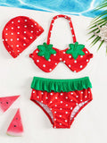 Baby Girl Strawberry Swimsuit (immediate)