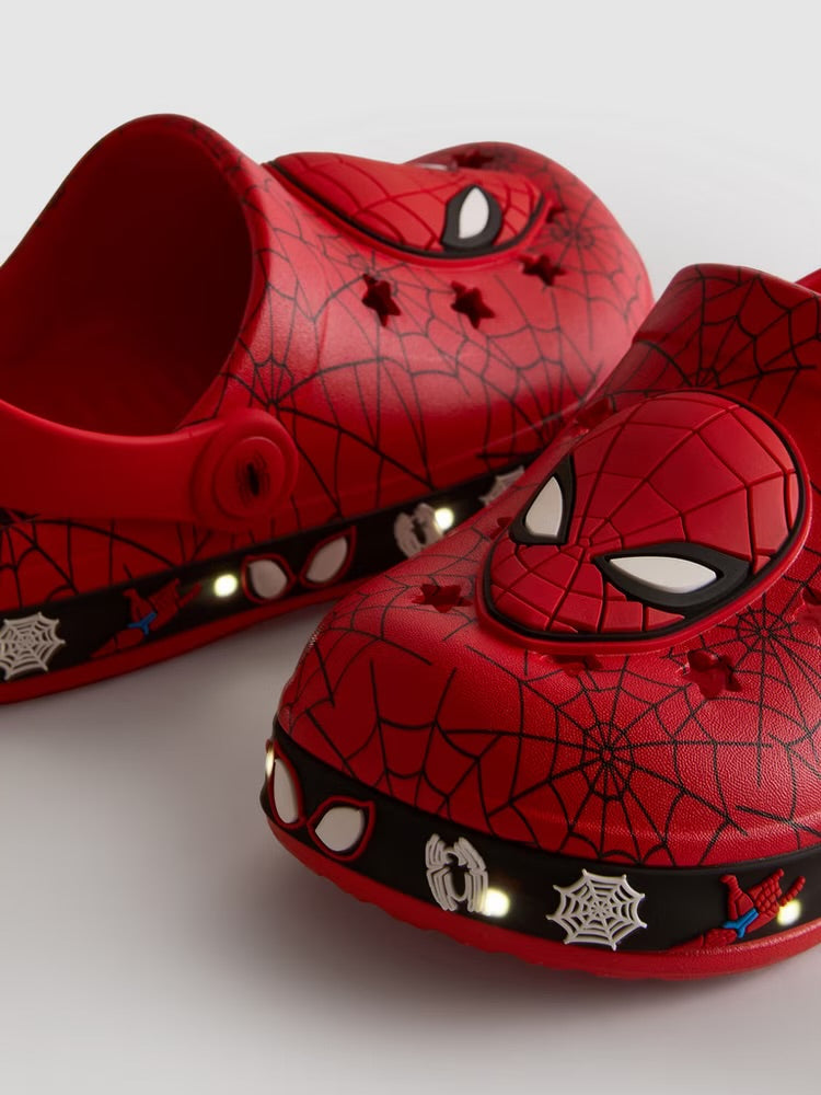 MARVEL Spider-Man Light Up Clogs