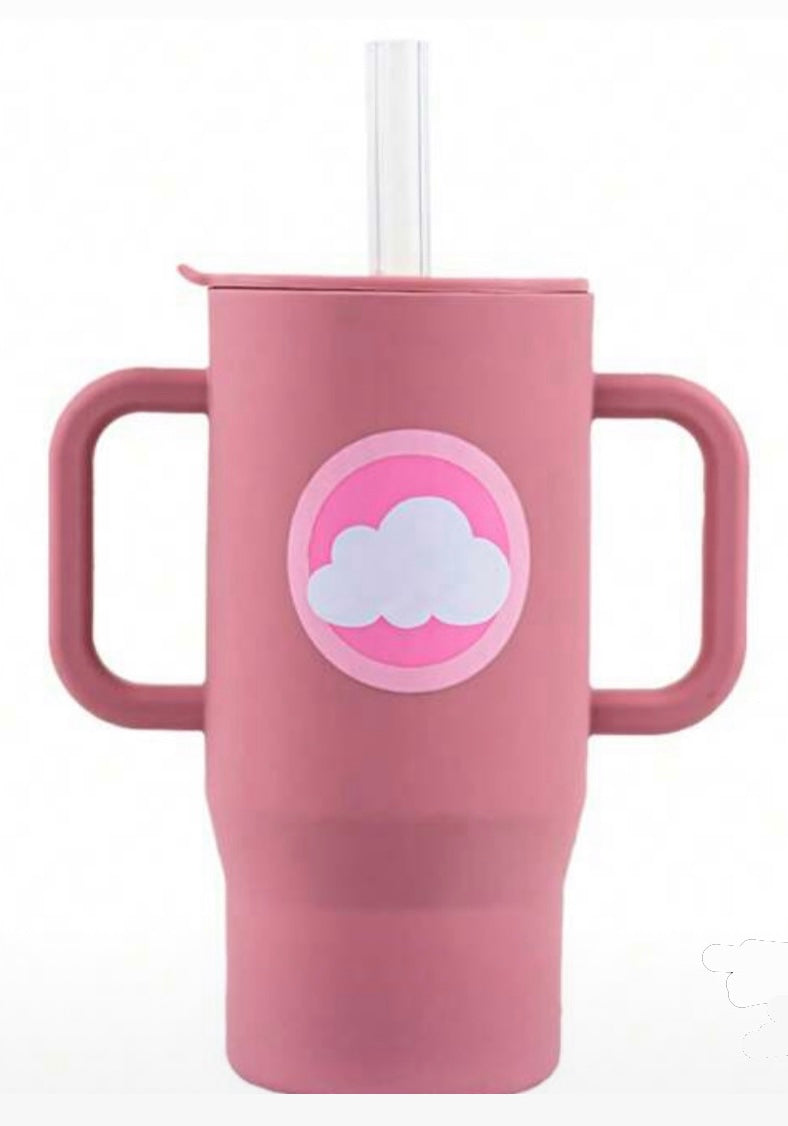 210ml Colorful & Cute Silicone Baby Learning Cup