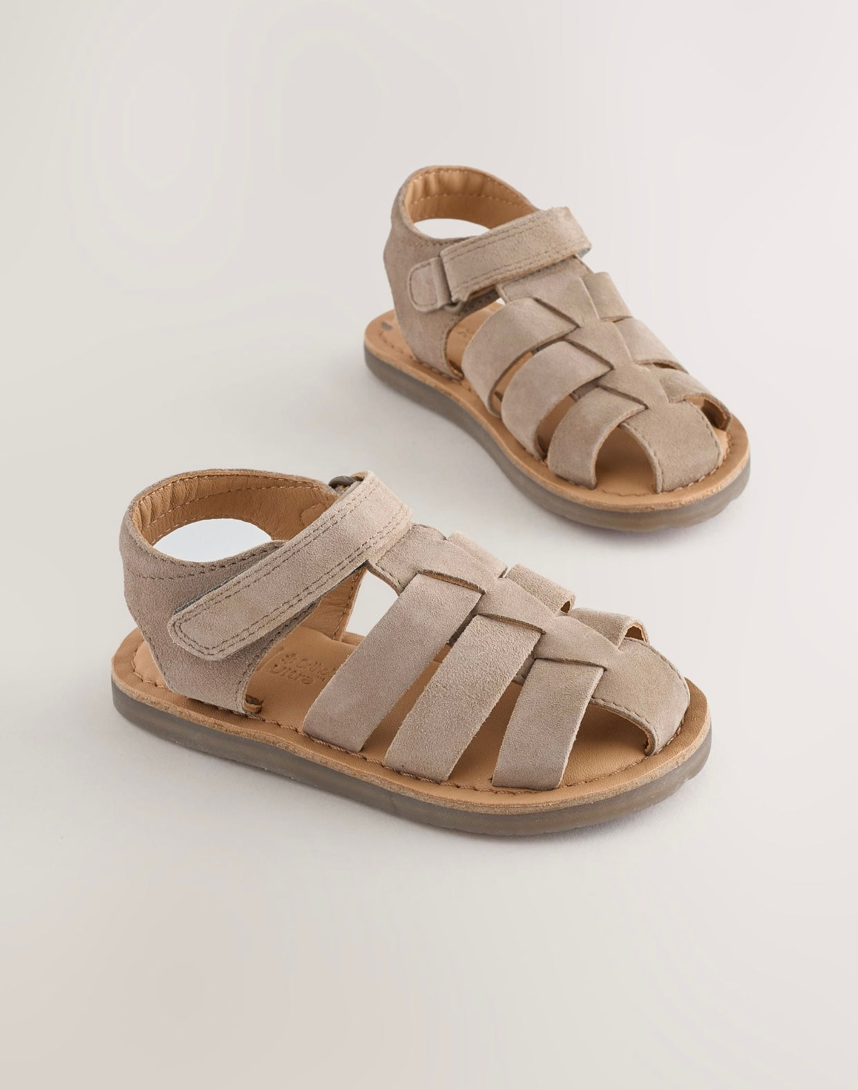 Neutral Leather Fisherman Sandals