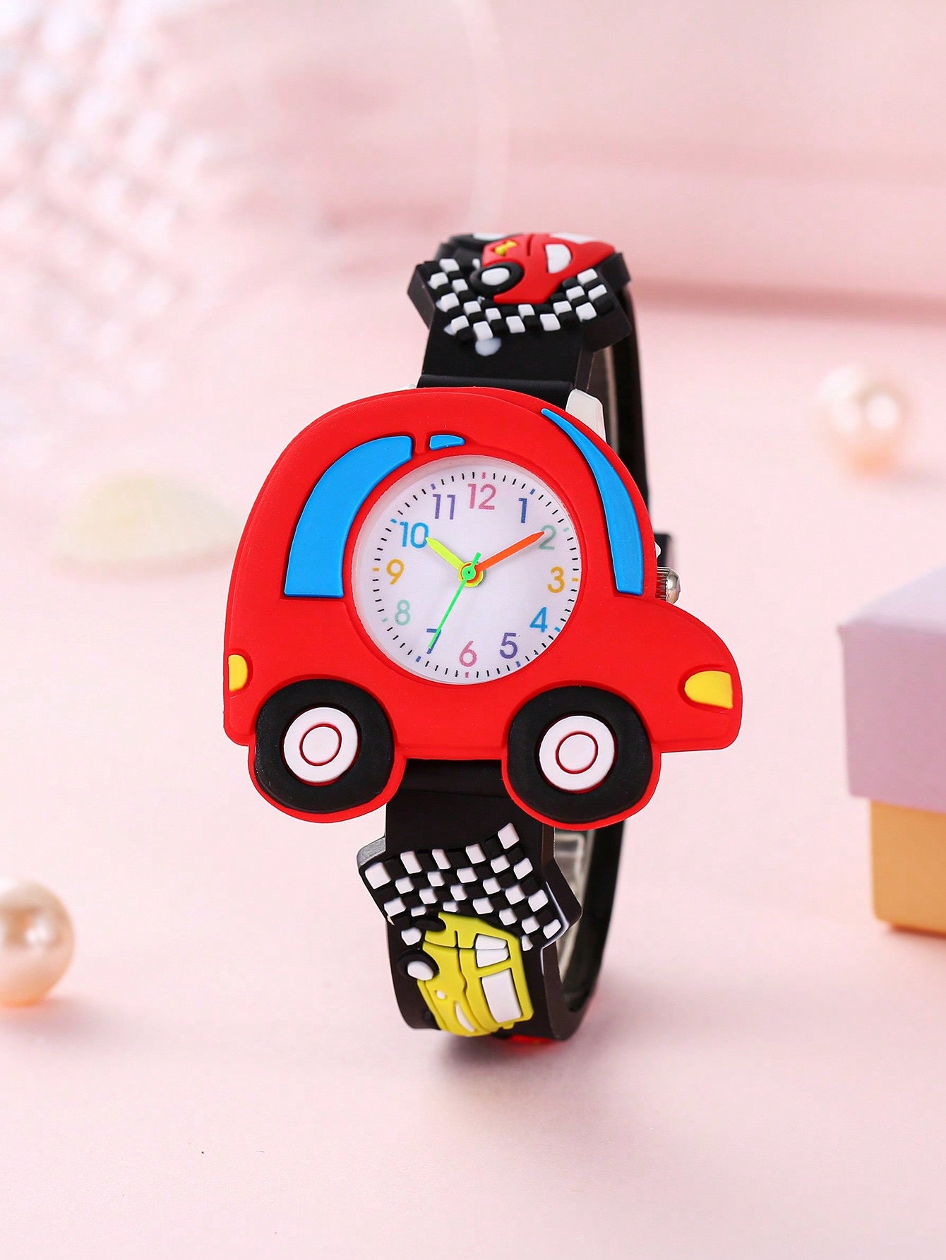 3D Cartoon Racing Car Watch