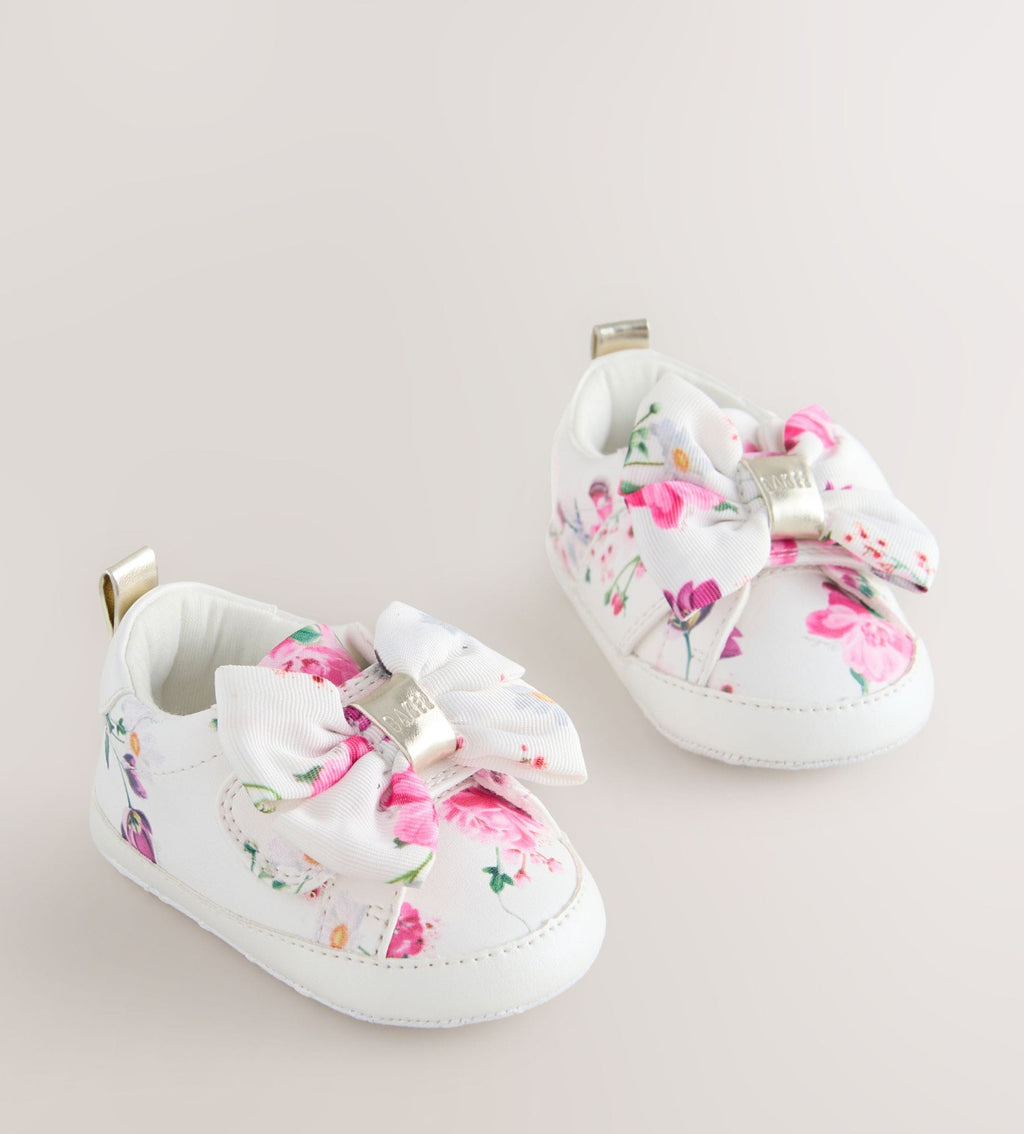 Baker by Ted Baker Baby Girls Organza Bow Padders Trainers