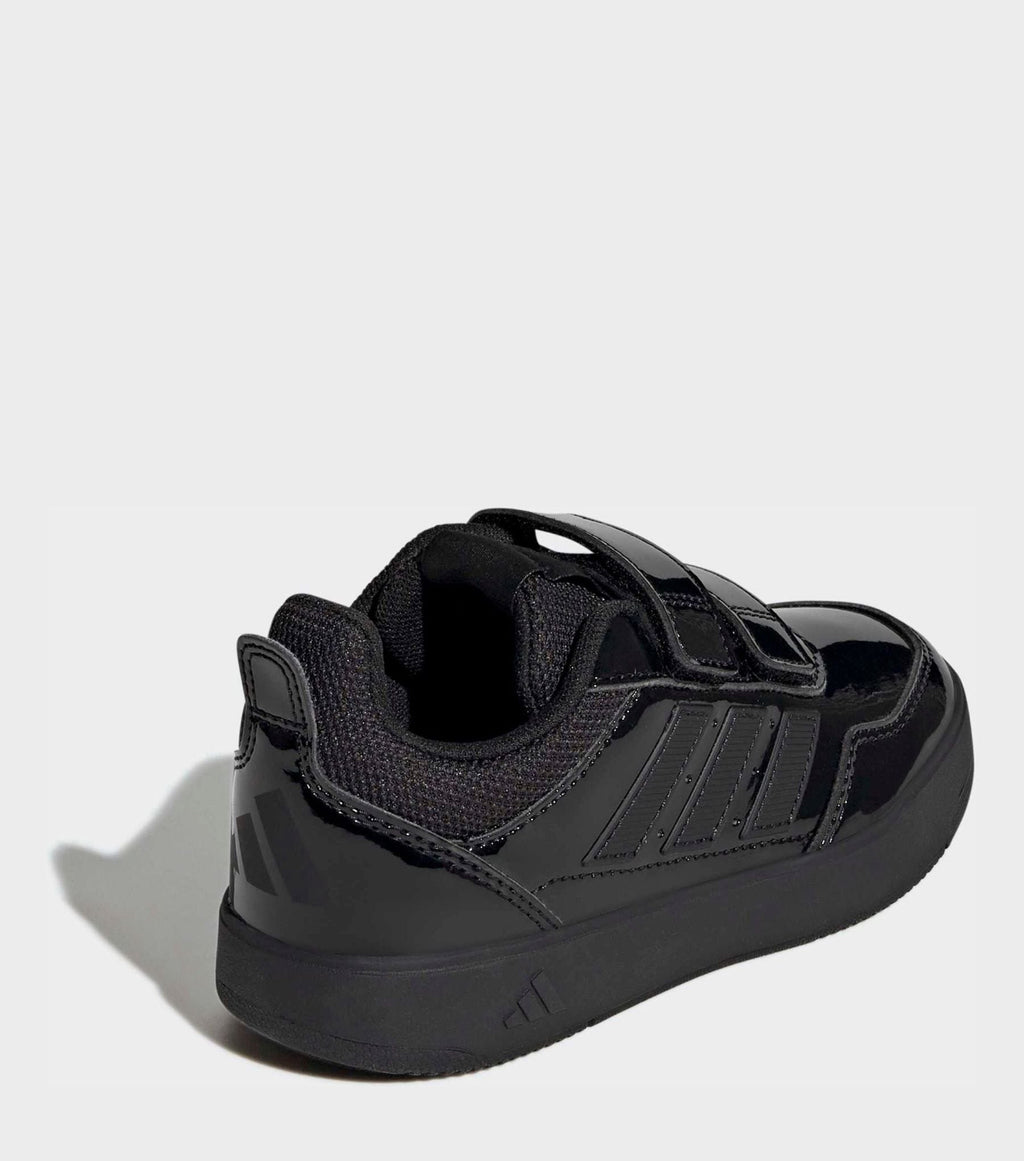 adidas Patent Black Hook and Loop Tensaur Sport 3.0 Junior Trainers