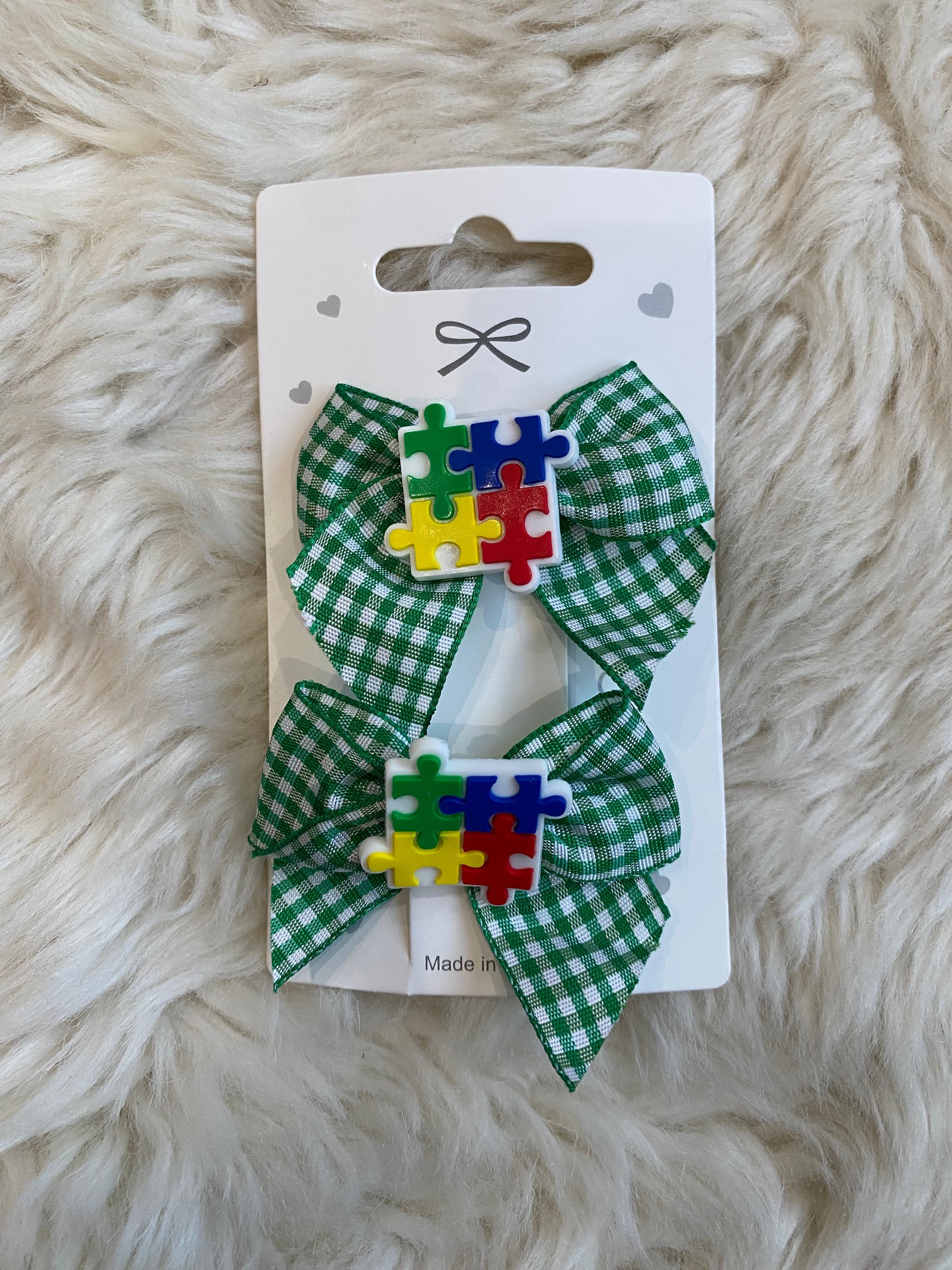 2pcs school hair clips