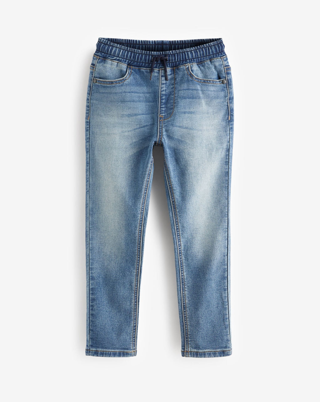 Light Blue Skinny Fit Stretch Elasticated Waist Jeans