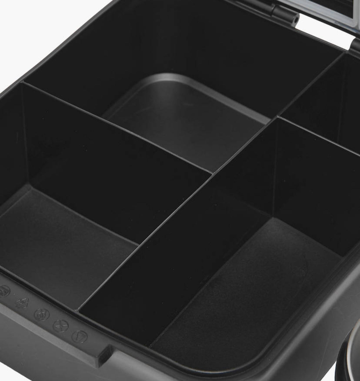 Black Lunch Box & Stainless Jar