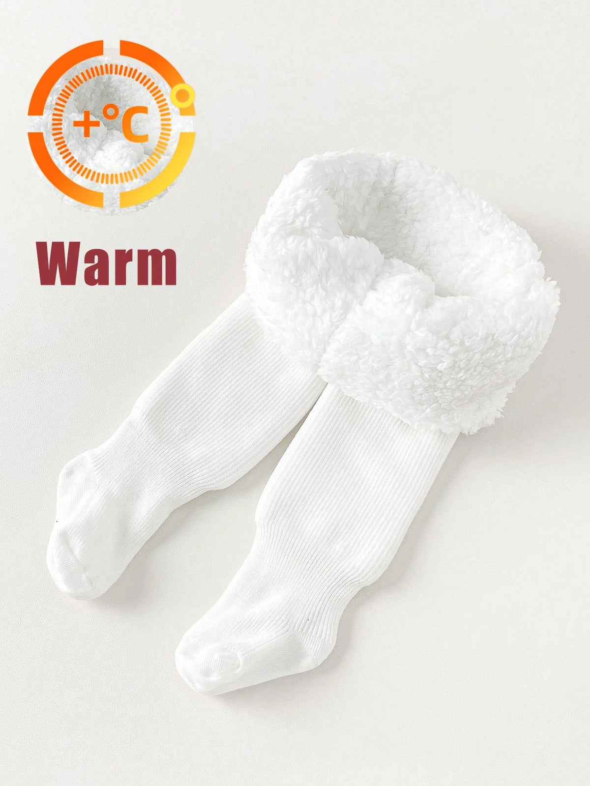 1pc Girls Fleece Lined Tights