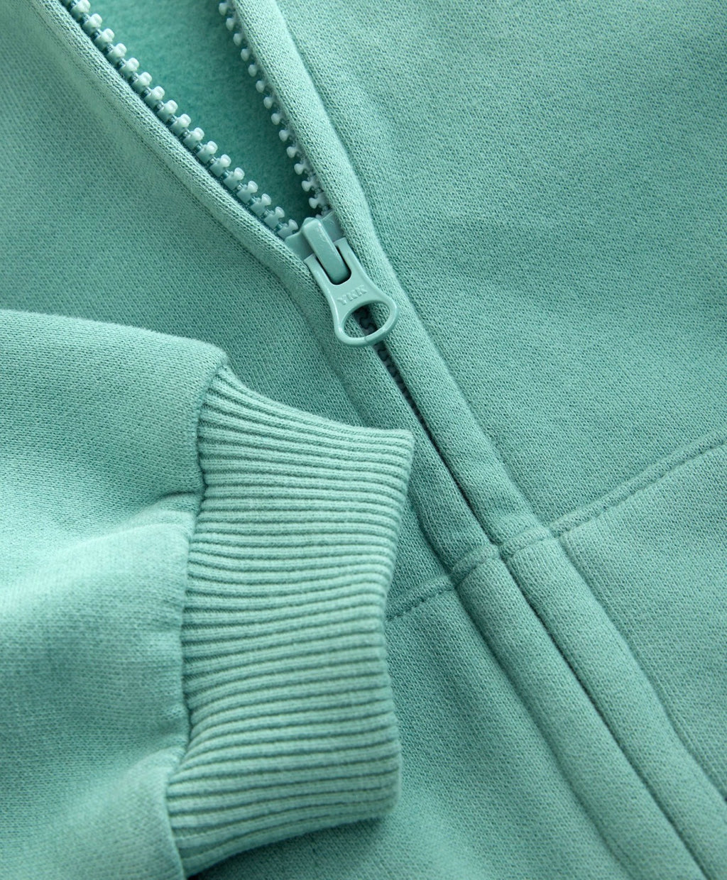 Green Zip Up Hoodie