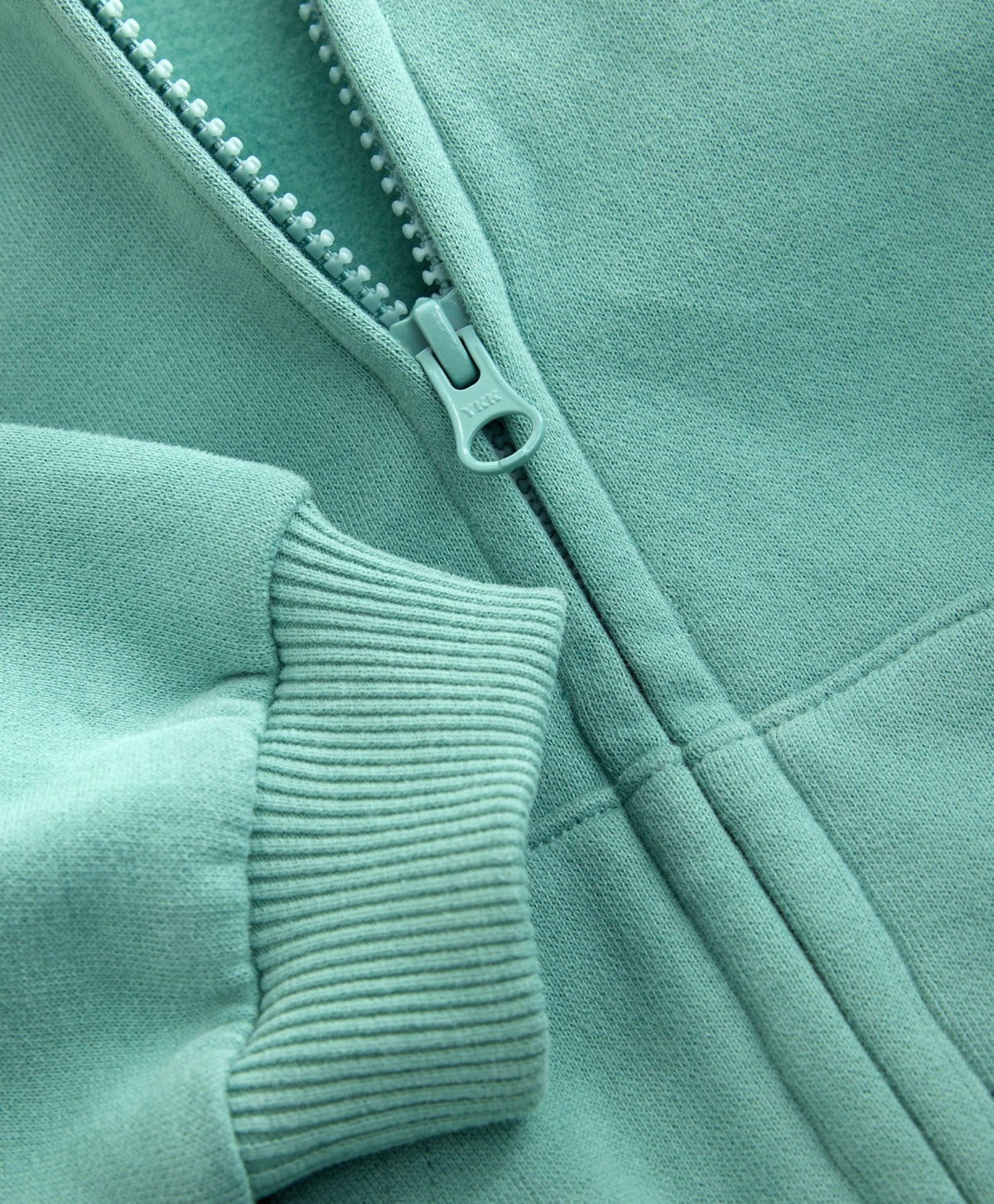 Green Zip Up Hoodie