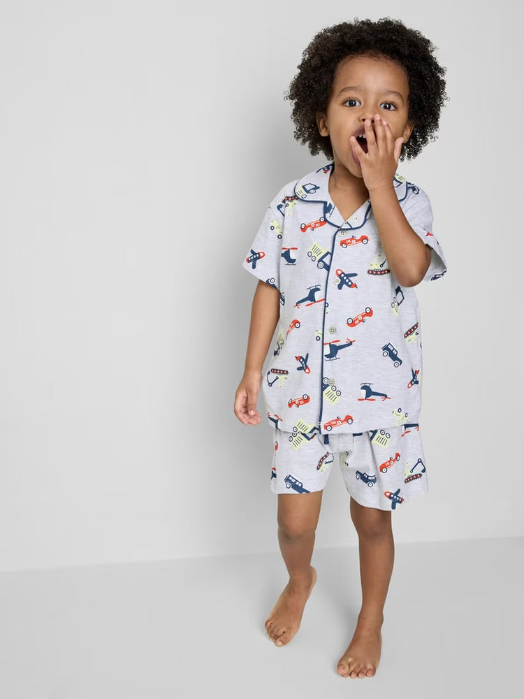Transport Graphic Short Shirt Pyjamas