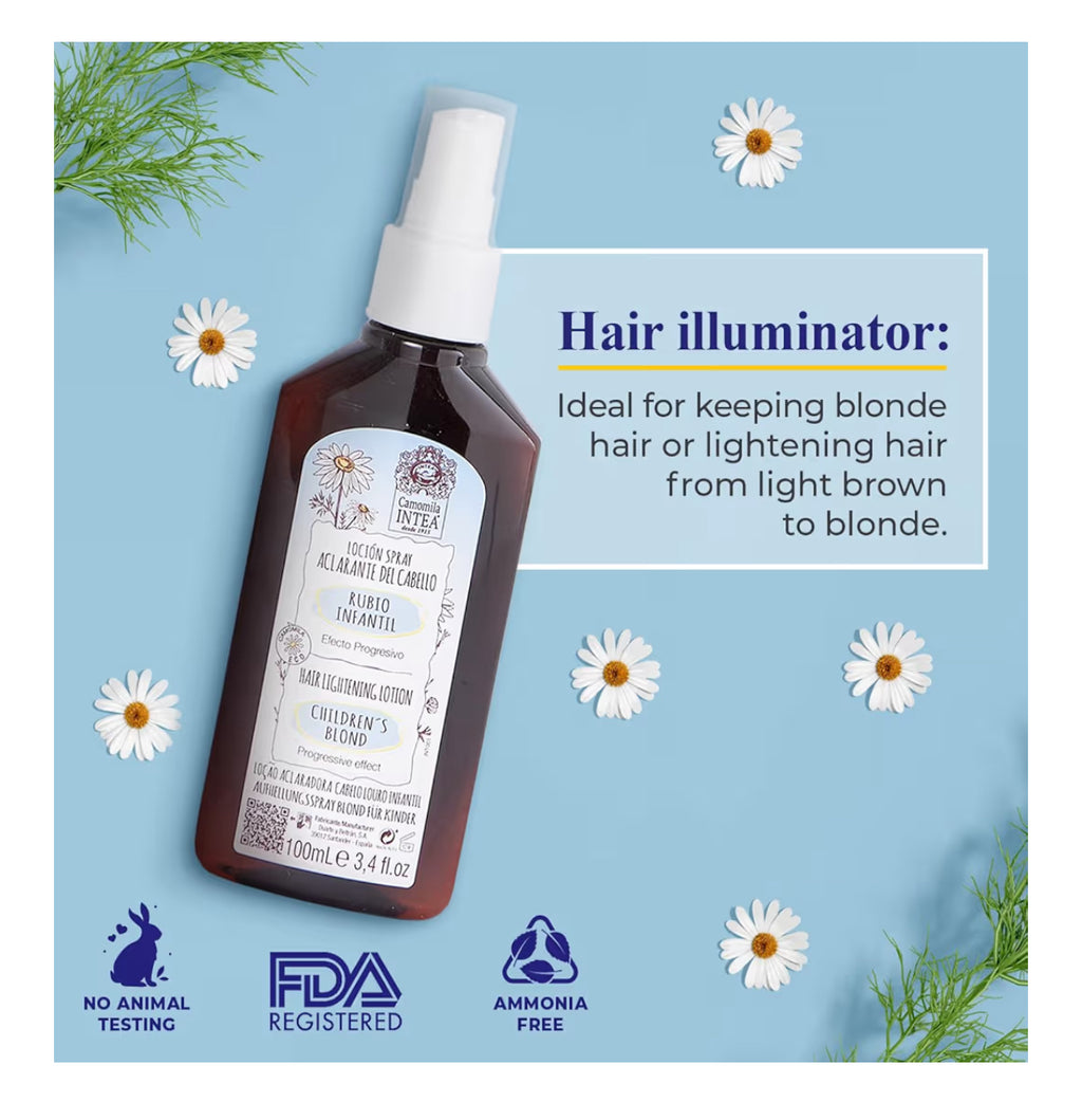 Premium Children’s Blonde Hair Lightening Spray with Natural Camomile Extract