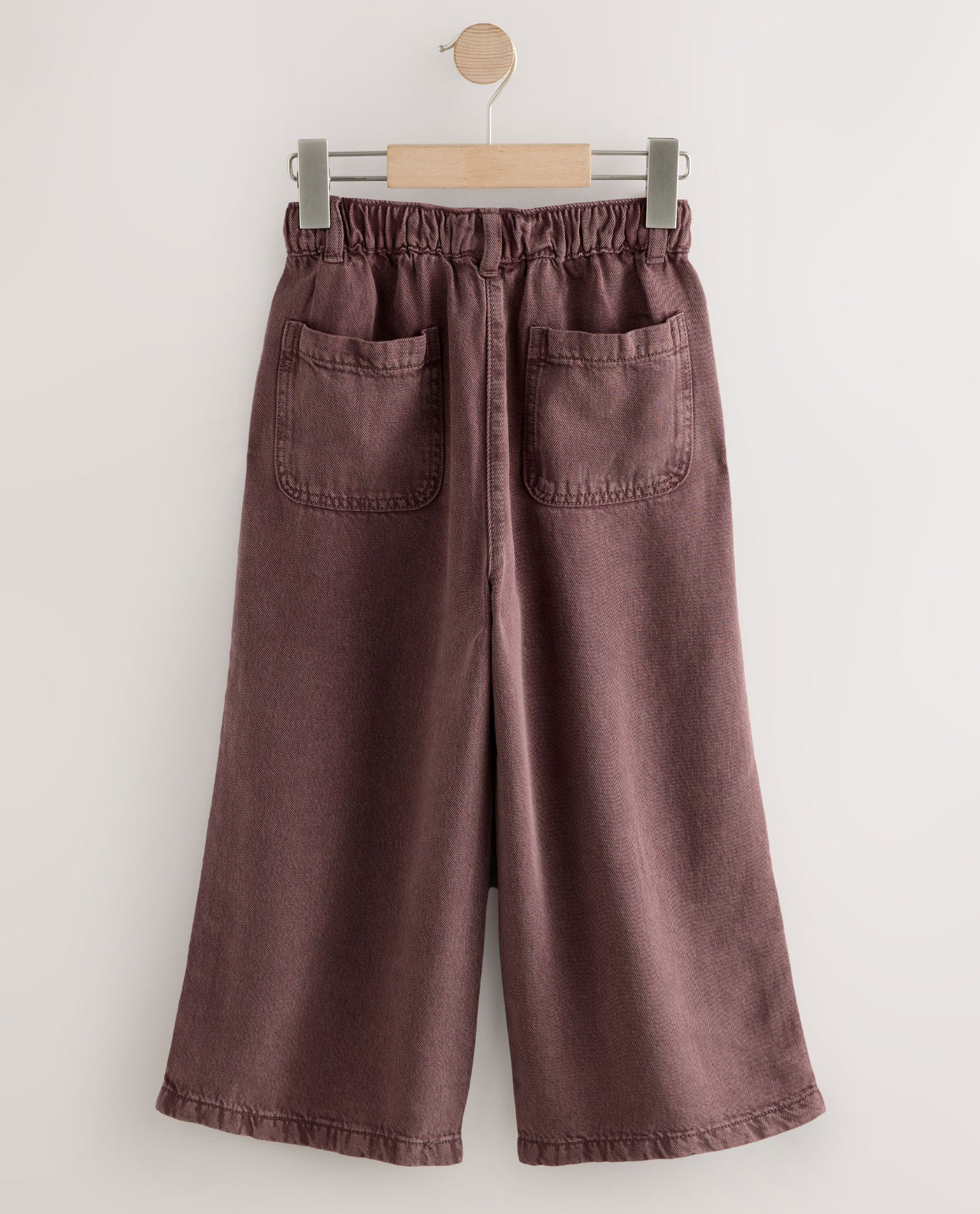 Chocolate Brown Pull On Wide Leg