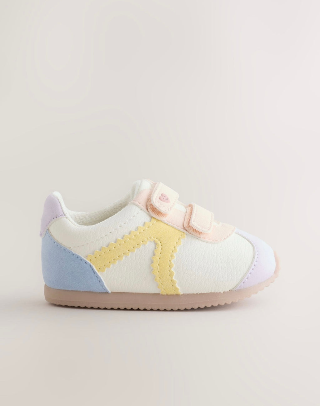 Multi Pastel Baby Touch Fastening Trainers