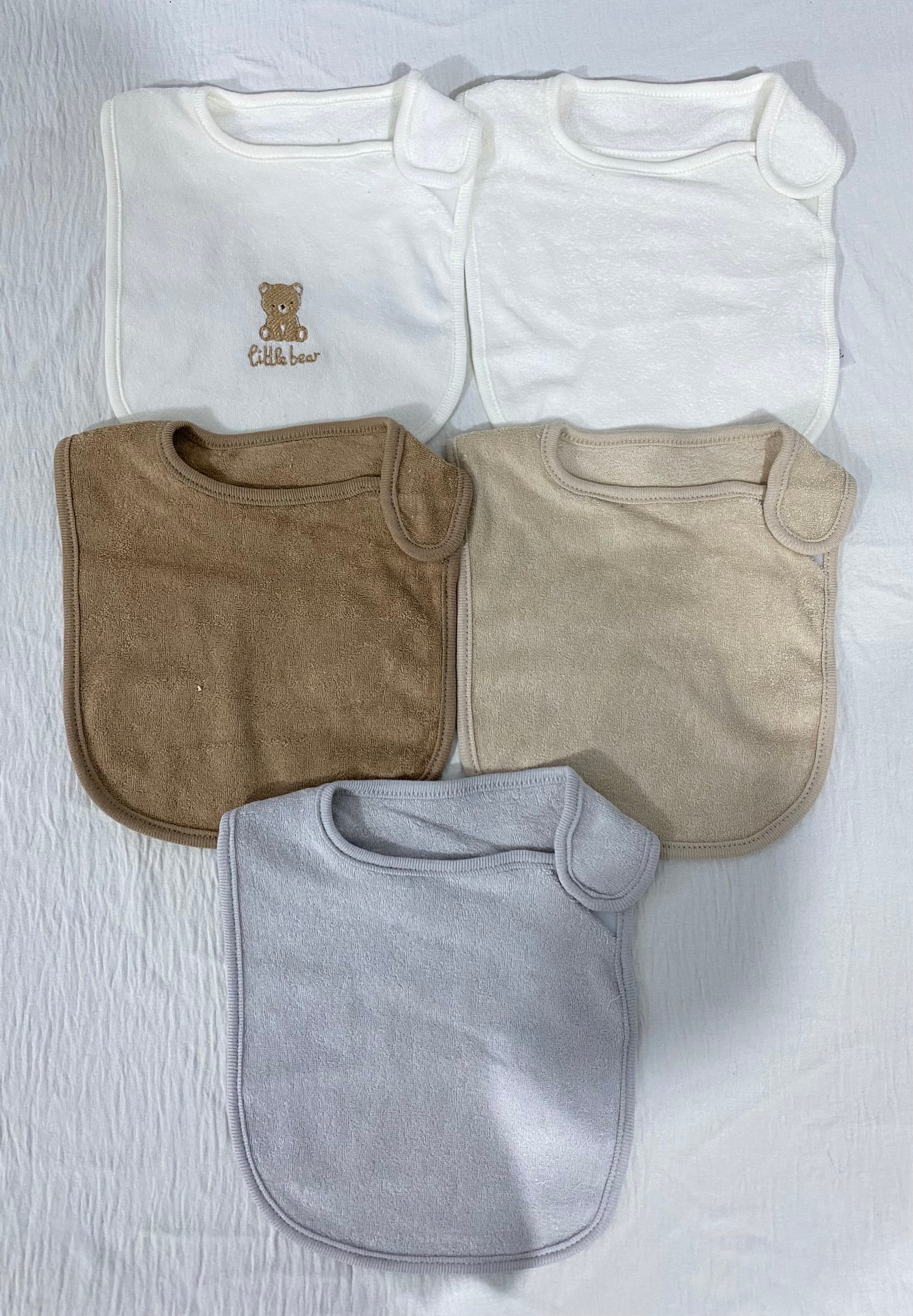 Primark 5Pcs Teddy Bear Bibs Set (immediate)