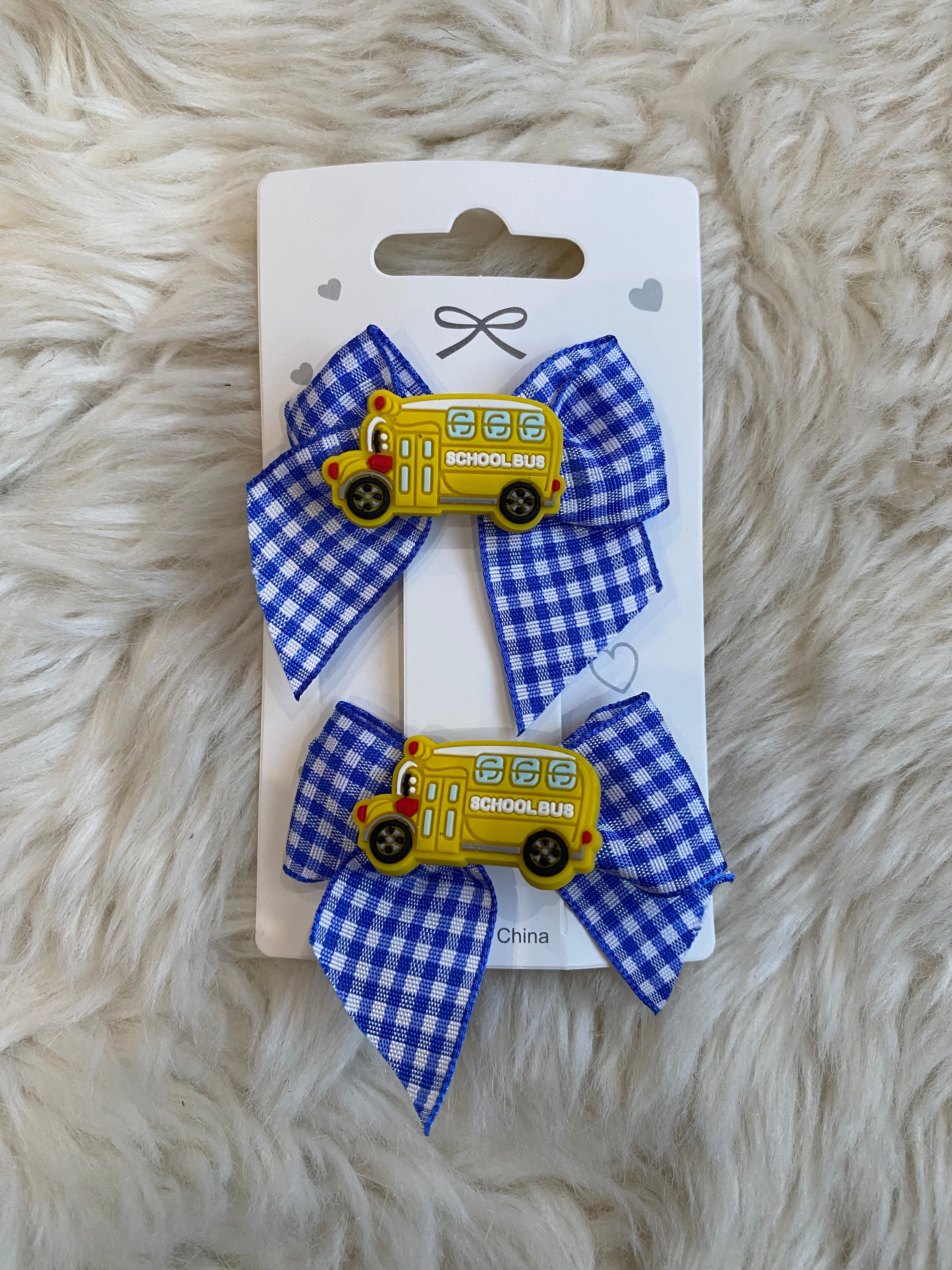 2pcs school hair clips