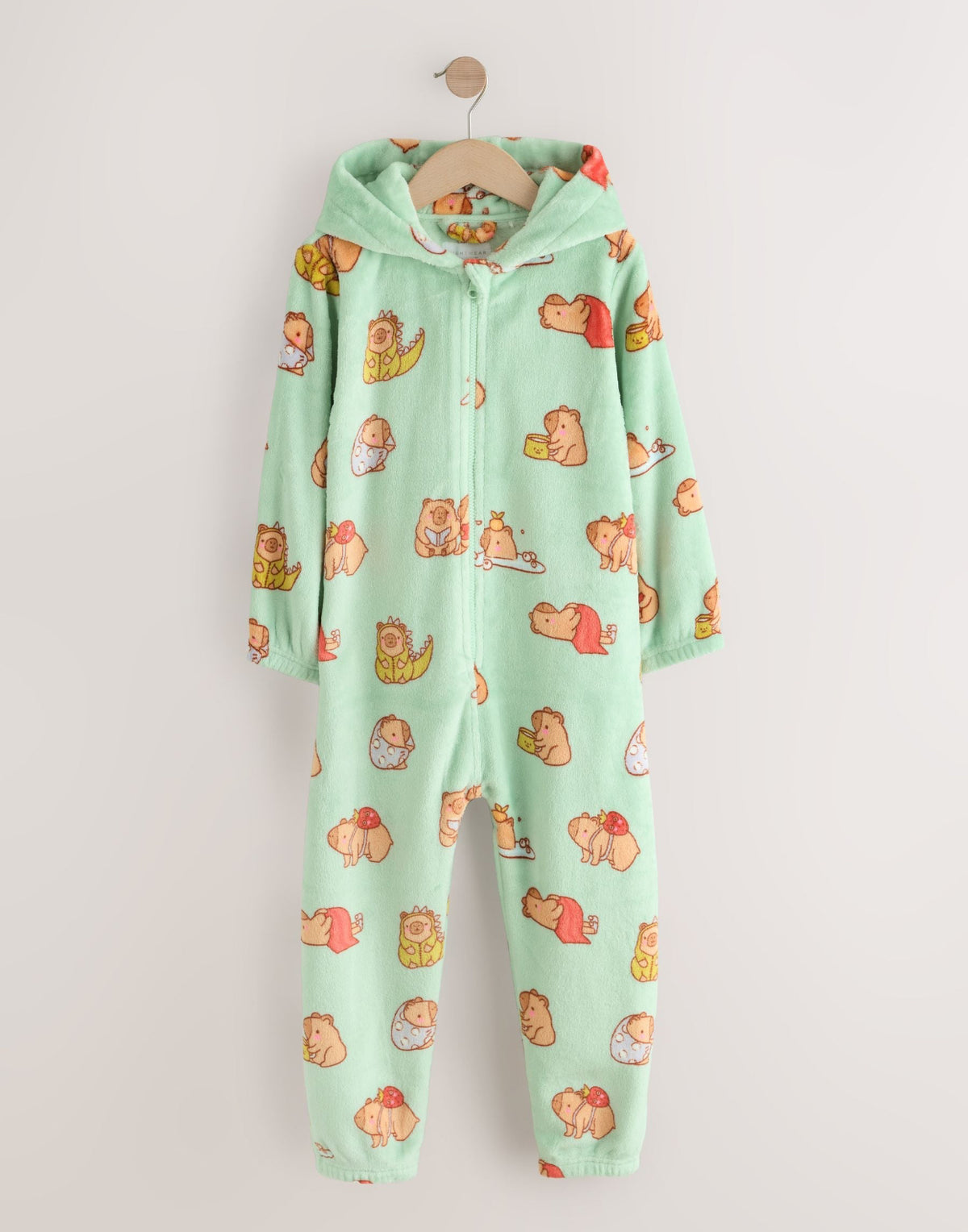 Blue Capybara Fleece All-In-One