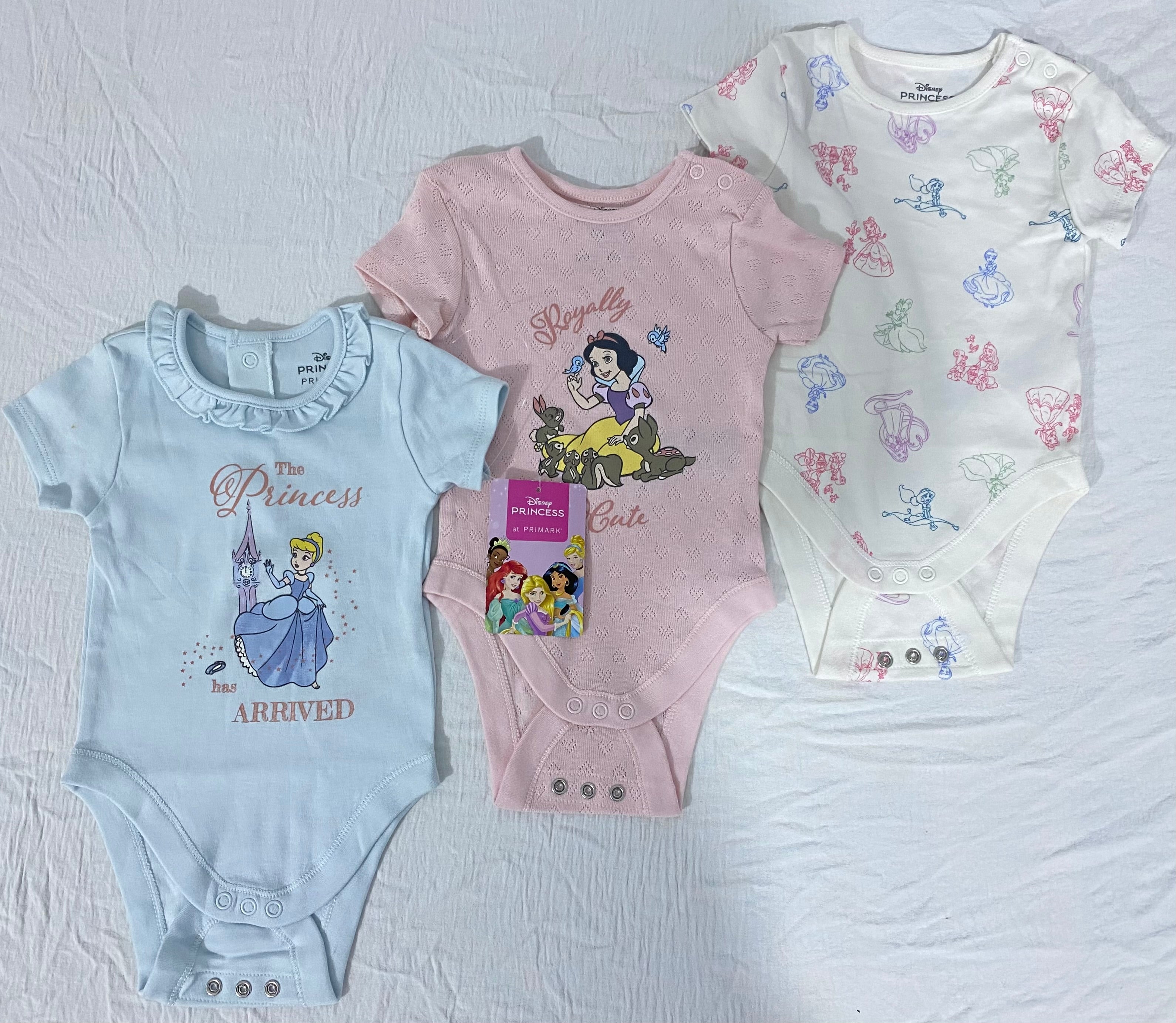 3pack princess bodysuits (immediate)