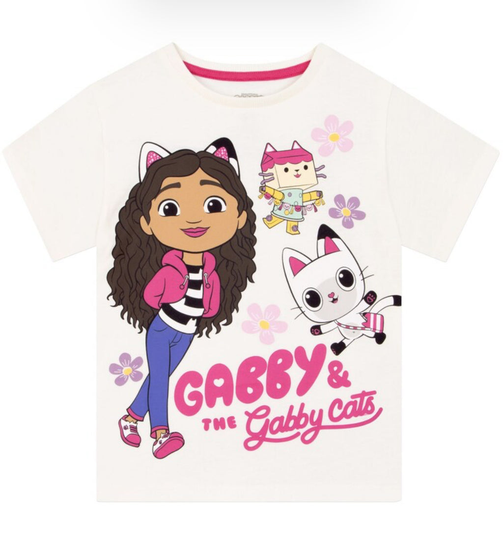 Character Pink Gabby's Dollhouse 3 Pack T-Shirts