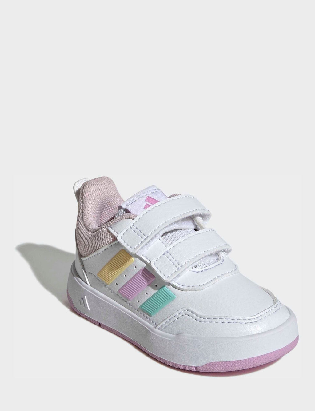 adidas White/Multi Hook and Loop Tensaur Sport 3.0 Infant Trainers