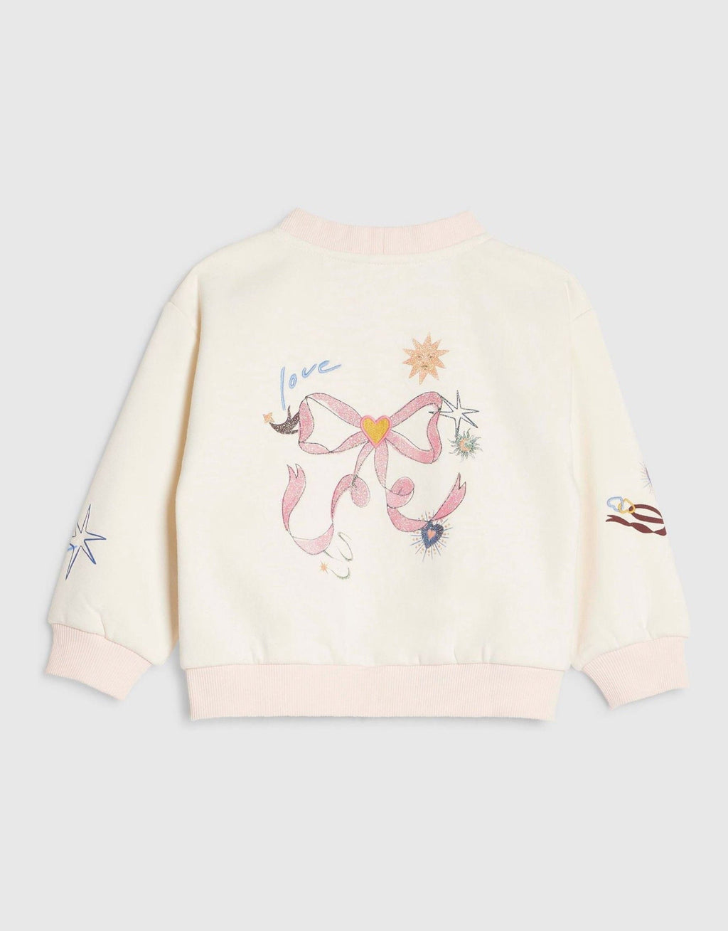 River Island Cream Bow Embroidered Cardigan
