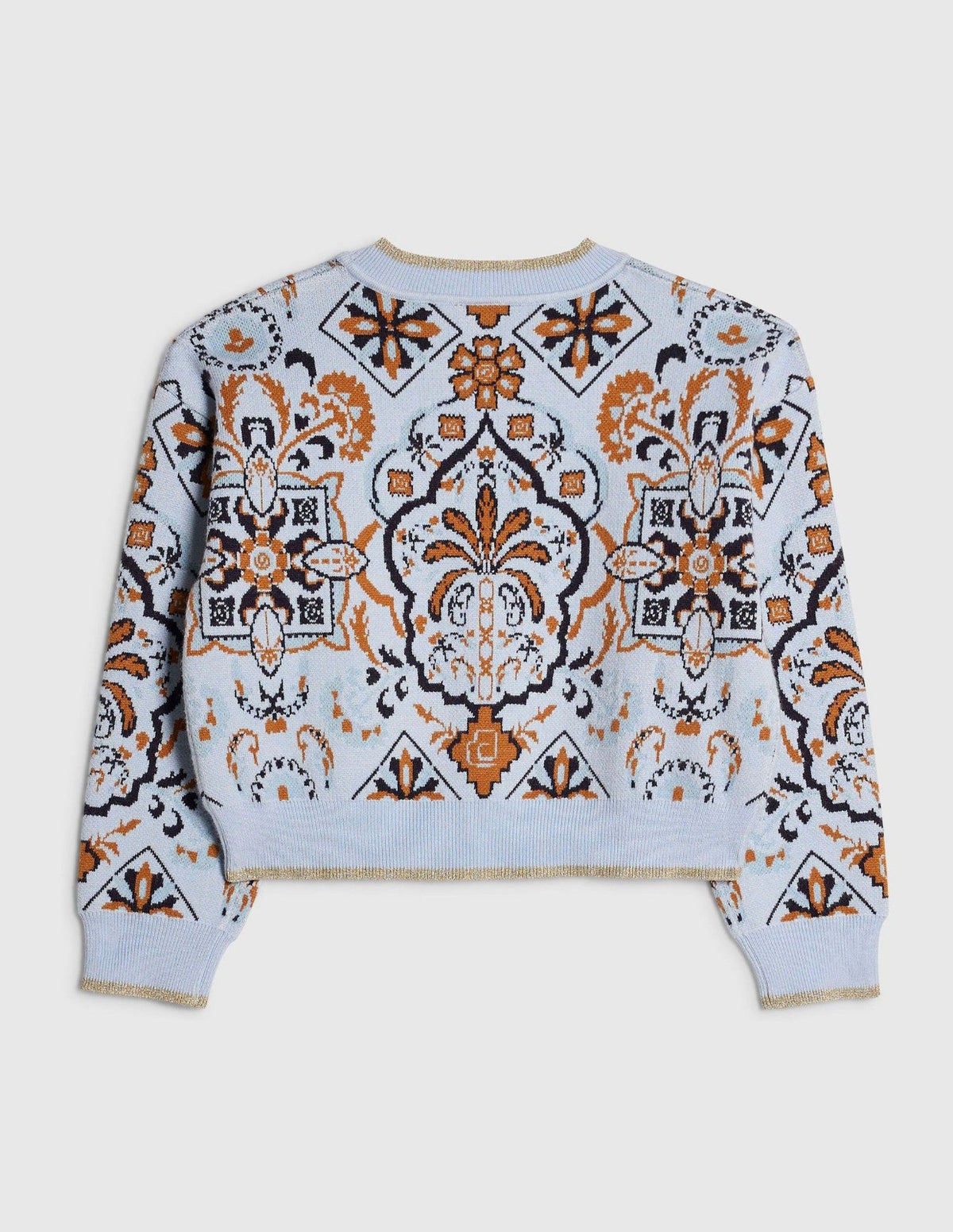 River Island Blue Floral Jumper