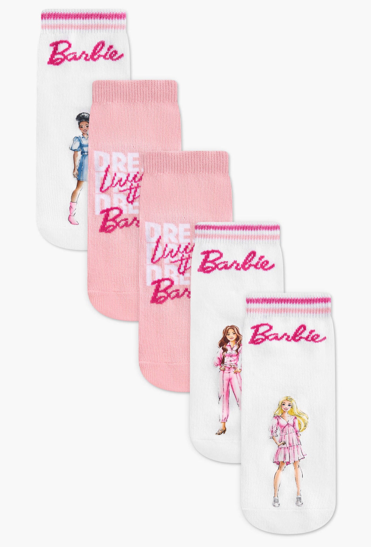 Barbie Socks - Set OF 5