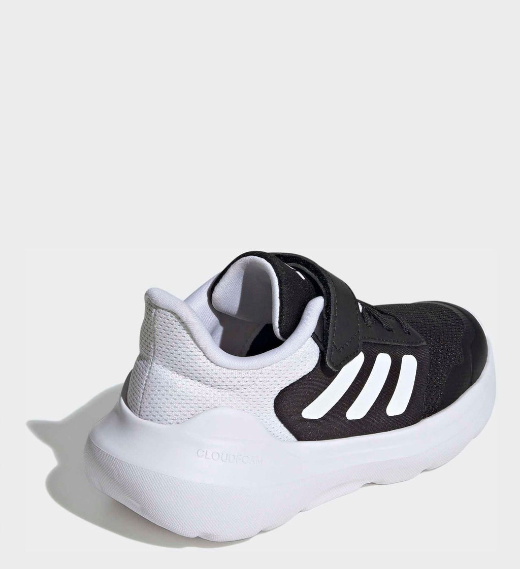 adidas Black/White Tensaur Run 2.0 Hook and £28 Loop Kids Trainers