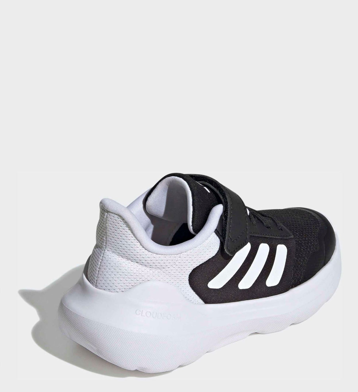 adidas Black/White Tensaur Run 2.0 Hook and £28 Loop Kids Trainers