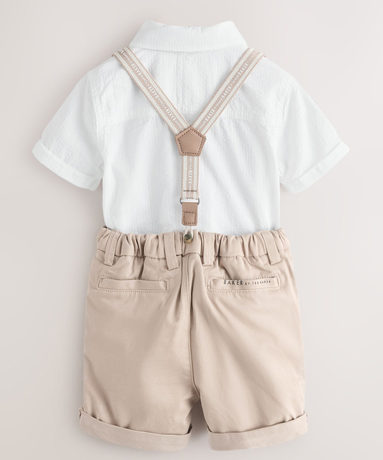 Baker by Ted Baker 3 Piece Shirt, Shorts and Braces Set