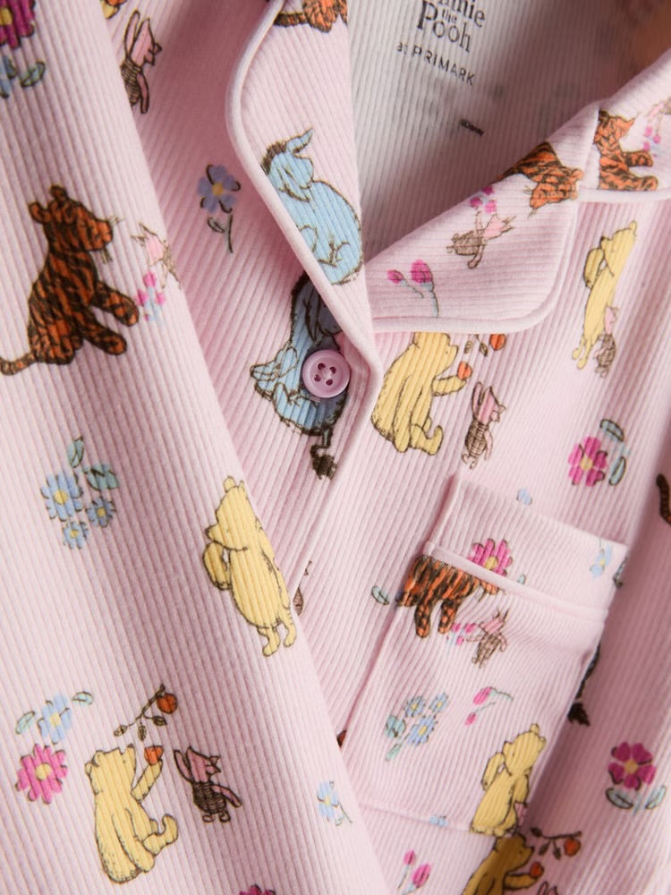 Primark Disney’s Winnie the Pooh Ribbed Shirt Pyjamas