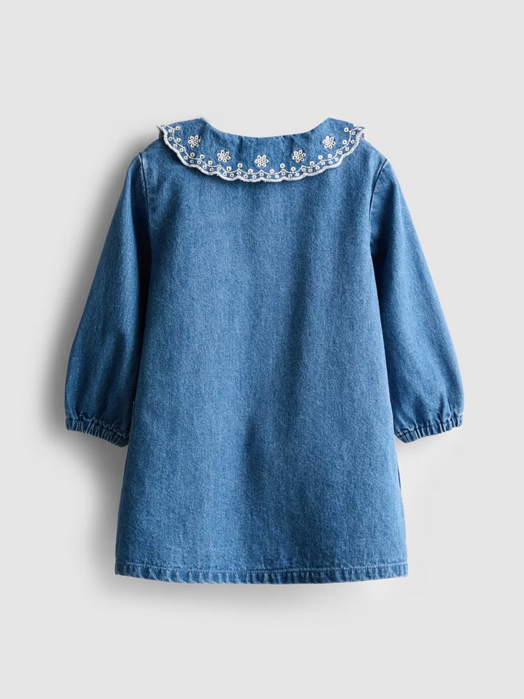 Disney's Minnie Mouse Collared Denim Dress (immediate)